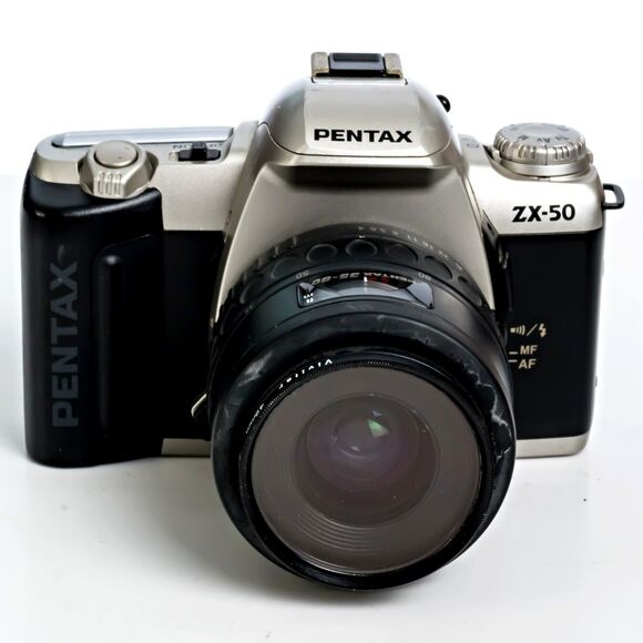 Pentax ZX-50 35mm SLR Film Camera with 35-80mm Pentax Lens - Works